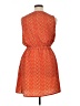 Cato 100% Polyester Chevron-herringbone Orange Casual Dress Size XL - photo 2