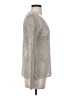 Calvin Klein 100% Polyester Metallic Silver Pullover Sweater Size XS (estimated) - photo 4