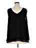Worthington 100% Polyester Black Sleeveless T-Shirt Size 1X - photo 2