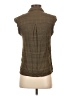 Splendid Brown Sleeveless Button-Down Shirt Size XS - photo 2