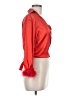 RUMOURS Red 3/4 Sleeve Blouse Size M - photo 4