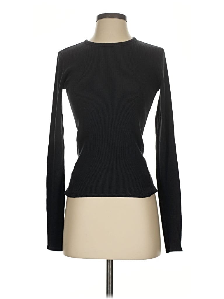 Pre-owned Rag & Bone Long Sleeve T-shirt In Black