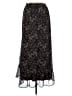 Thirty/Thirty 100% Polyester Floral Black Casual Skirt Size M - photo 1