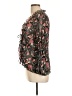 Studio 1940 100% Polyester Black 3/4 Sleeve Blouse Size L - photo 5