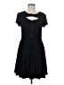 Hot Topic 100% Polyester Black Casual Dress Size Med (00) - photo 1