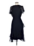 Chaps 100% Polyester Black Cocktail Dress Size 6 - photo 2