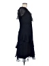 Chaps 100% Polyester Black Cocktail Dress Size 6 - photo 4