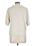Max Studio Ivory Short Sleeve Blouse Size L - photo 2