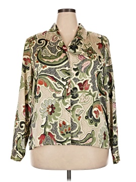 Alfred Dunner Long Sleeve Polo