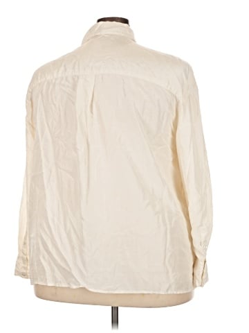Banana Republic Long Sleeve Silk Top (view 2)