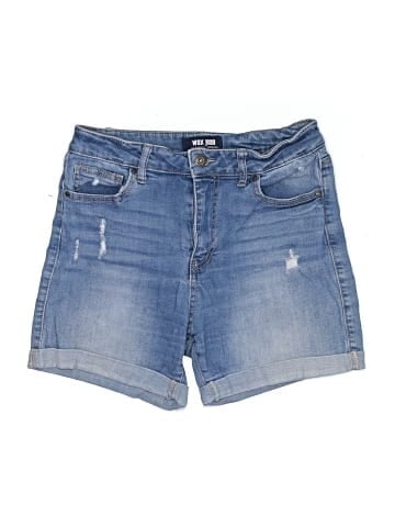 Wax Jean Denim Shorts (view 1)
