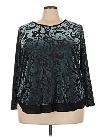 Simply Vera Vera Wang 3/4 Sleeve Blouse (view 1)