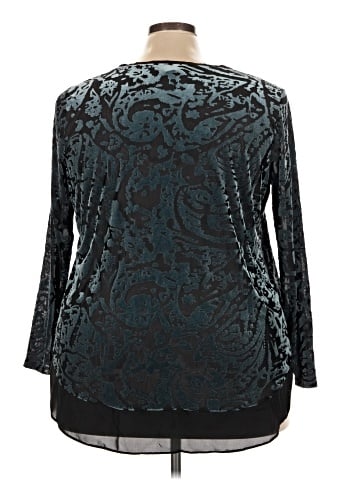 Simply Vera Vera Wang 3/4 Sleeve Blouse (view 2)