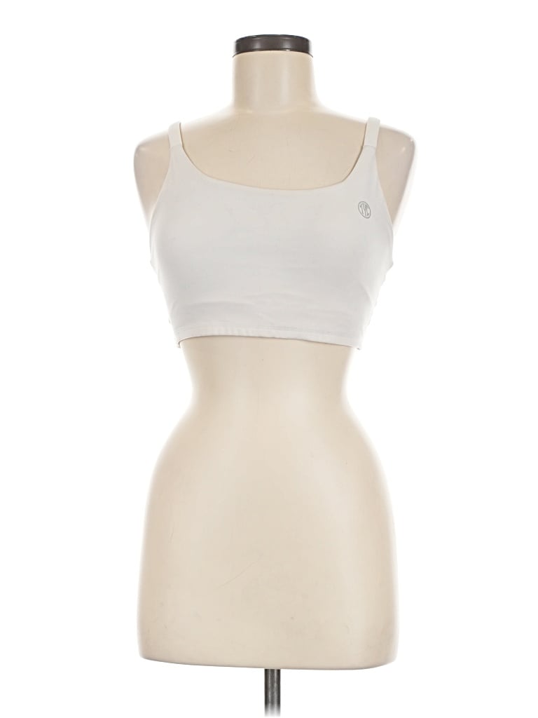 Pre-owned Assorted Brands Sports Bra In Ivory