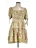 Target 100% Rayon Paisley Green Cocktail Dress Size L - photo 1