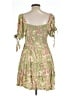 Target 100% Rayon Paisley Green Cocktail Dress Size L - photo 2