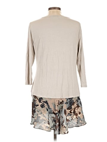 LOGO by Lori Goldstein 3/4 Sleeve Top (view 2)