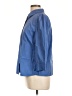 Talora Blue 3/4 Sleeve Button-Down Shirt Size L - photo 5