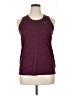Nike 100% Polyester Burgundy Active Tank Size XL - photo 1