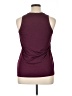 Nike 100% Polyester Burgundy Active Tank Size XL - photo 2