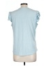 Adrianna Papell Blue Short Sleeve Top Size L - photo 2