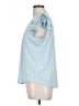 Adrianna Papell Blue Short Sleeve Top Size L - photo 5
