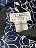 Talbots 100% Polyester Floral Blue Casual Dress Size 14 Petite - photo 7