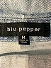 Blu Pepper Blue Denim Jacket Size M - photo 6