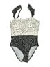 Summersalt Polka Dots Ivory One Piece Swimsuit Size 10 - photo 1