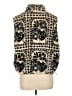 Cider 100% Polyester Graphic Black Ivory Vest Size L - photo 2
