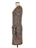 Max Edition Animal Print Brown Casual Dress Size M - photo 5