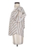 E&M Collection Silver Short Sleeve Blouse Size S - photo 5