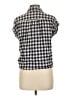 Old Navy Checkered-gingham Blue Short Sleeve Blouse Size L - photo 2