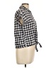 Old Navy Checkered-gingham Blue Short Sleeve Blouse Size L - photo 4