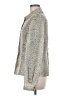 Carlisle Metallic Silver Long Sleeve Blouse Size 8 - photo 5
