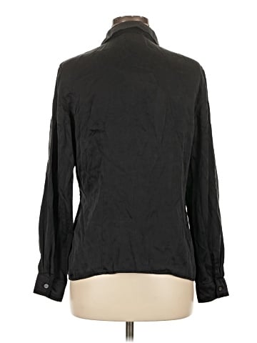 Preview Collection Long Sleeve Silk Top (view 2)