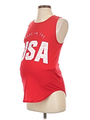 Isabel Maternity Sleeveless T-Shirt (view 1)