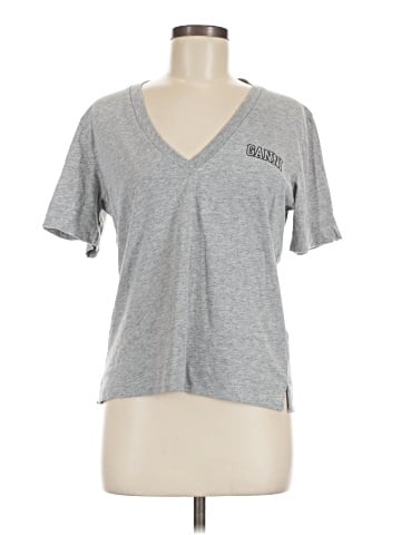 Ganni Short Sleeve T-Shirt (view 1)