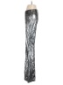 Dress Forum Metallic Silver Dress Pants Size S - photo 5