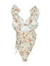 Shein Paisley Ivory One Piece Swimsuit Size S - photo 2