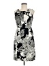 Talbots Paisley Gray Cocktail Dress Size 6 (estimated, petite) - photo 1