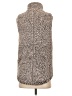 Thread & Supply Animal Print Gray Faux Fur Vest Size S - photo 2