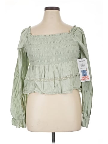 Celebrity Pink Long Sleeve Blouse (view 1)