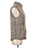 Thread & Supply Animal Print Gray Faux Fur Vest Size S - photo 4