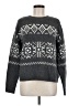 Lucky Brand Print Gray Pullover Sweater Size M - photo 1