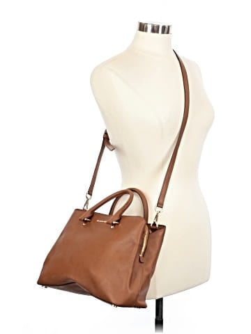 MICHAEL Michael Kors Leather Satchel (view 2)
