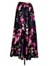 Cato 100% Polyester Floral Purple Casual Skirt Size M - photo 2