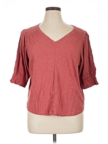 Democracy 3/4 Sleeve Top (view 1)