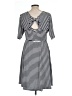 Torrid Stripes Black Casual Dress Size Lg Plus (0) - photo 2