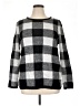 Lane Bryant 100% Acrylic Checkered-gingham Gray Pullover Sweater Size 14 - 16 Plus - photo 1